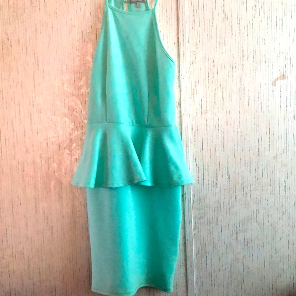 Light teal dress